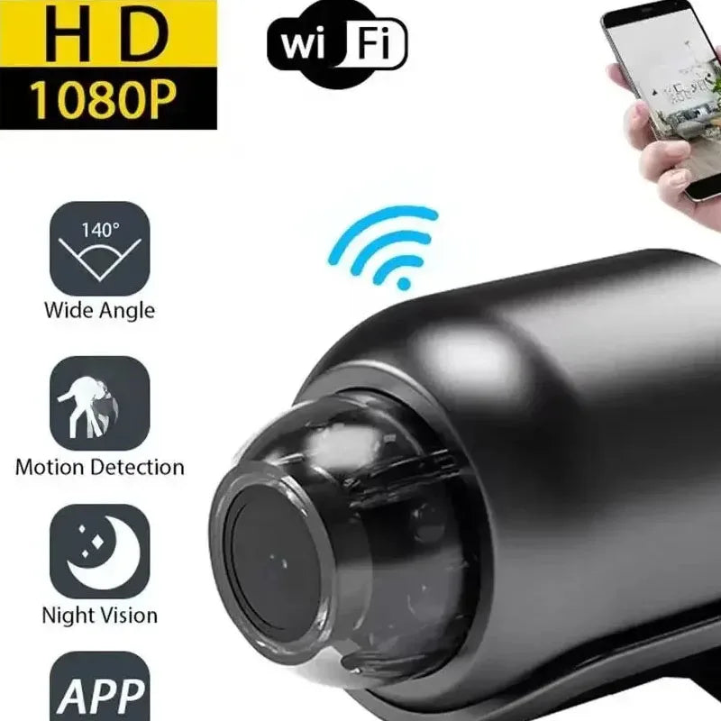 Wireless WiFi 1080P HD Mini Camera with Night Vision