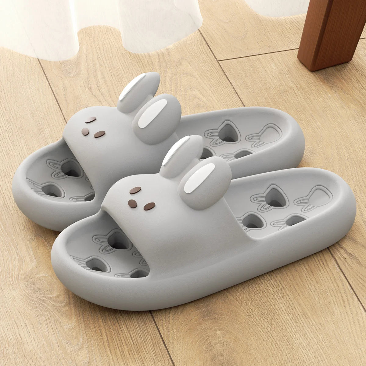Cartoon Women Non-Slip EVA Bathroom Slippers