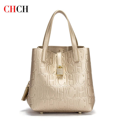 CHCH Women's Casual Tote Bag in PU Leather