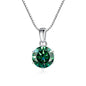 Moissanite Pendant Necklace 925 Sterling Silver Women