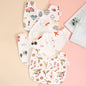 4pcs Cotton Baby Adjustable Bibs Bandana Scarf