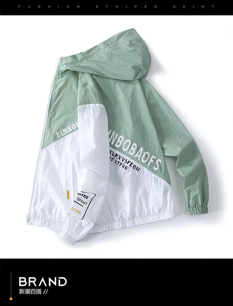 Men's Breathable Waterproof Sunscreen Jacket