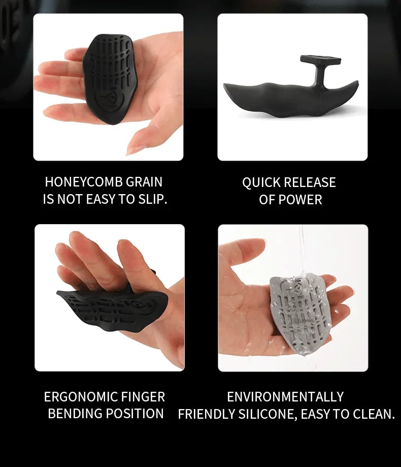 Grip Fat Barbell Handle Silicone Non-Slip Pad