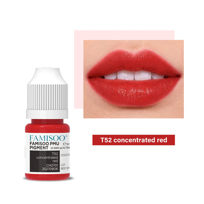 FAMISOO 5ML Permanent Makeup Pigment for Lips and Eyebrows
