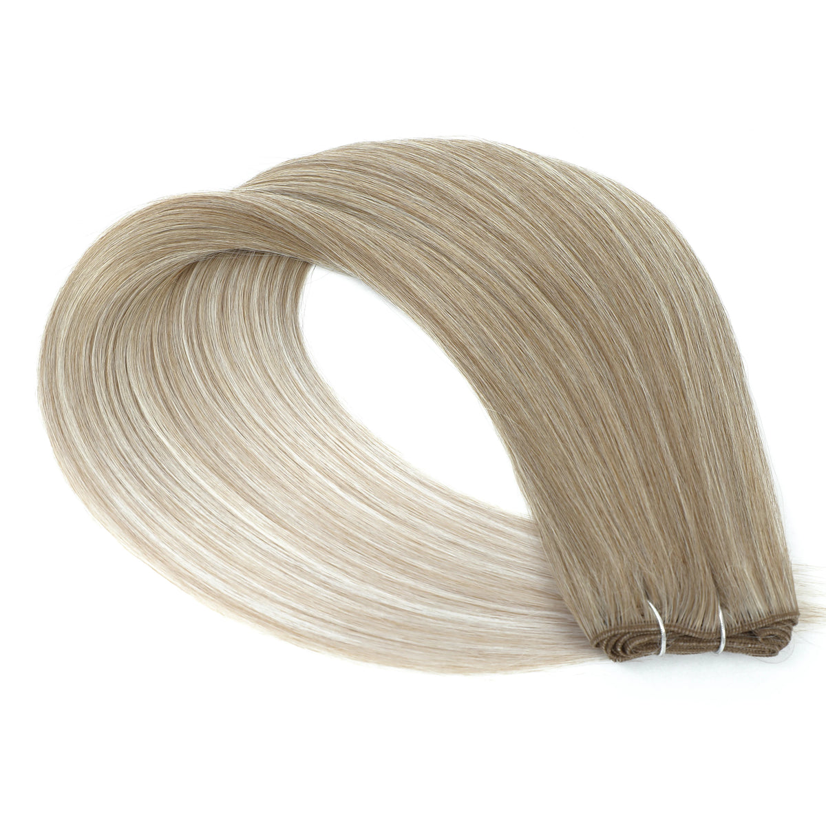 Bone Straight Synthetic Hair Bundles Yaki Weaving