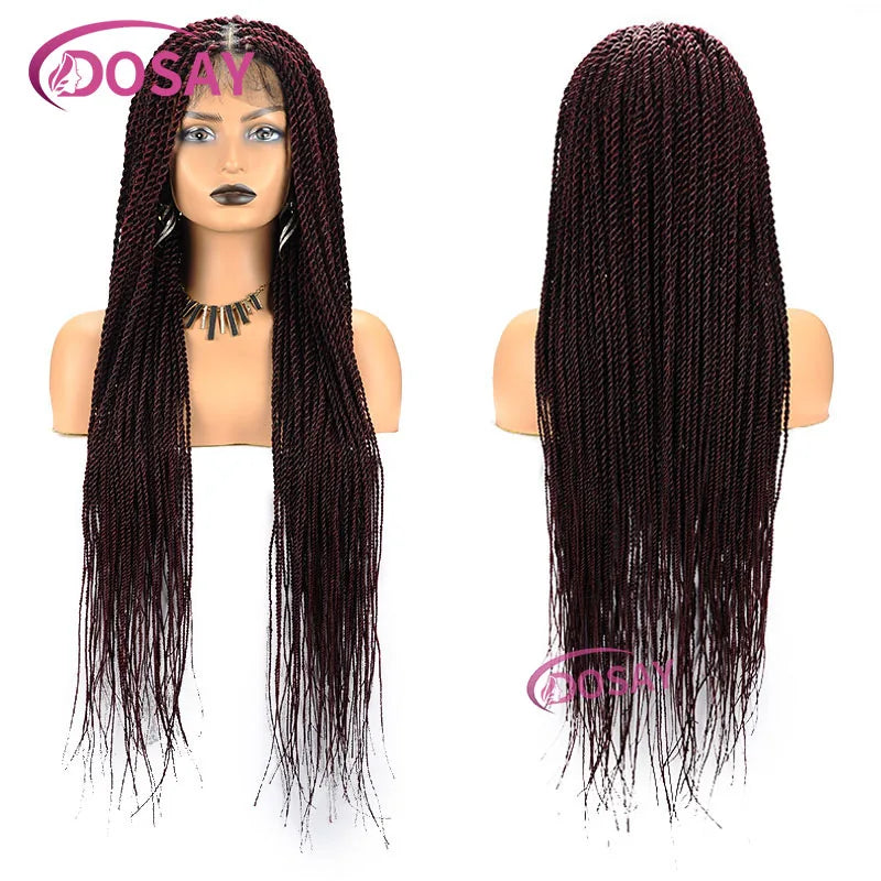 Twist Braided Lace Front Wig Synthetic Full Lace Wig