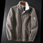 Windproof Fleece Padded Jacket for Men, Large Size
