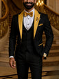 Men's Slim Fit Tuxedo 3 Piece Suit for Wedding and Work