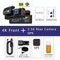 ADAS Dash Cam 4K 2.5K GPS WiFi Night Vision Mini