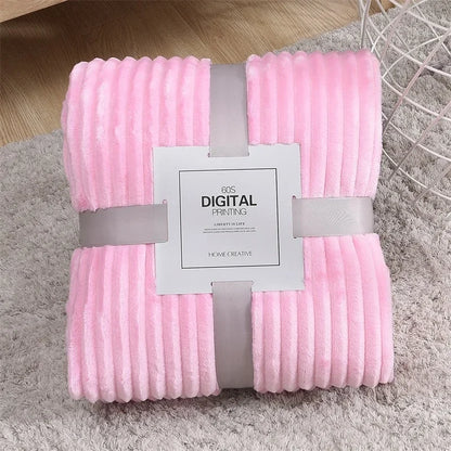 Coral Velvet Blanket Plush Soft Warm Throw