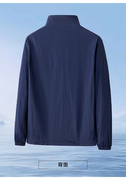 Oversize 7XL 8XL UV Protection Lightweight Jacket Men