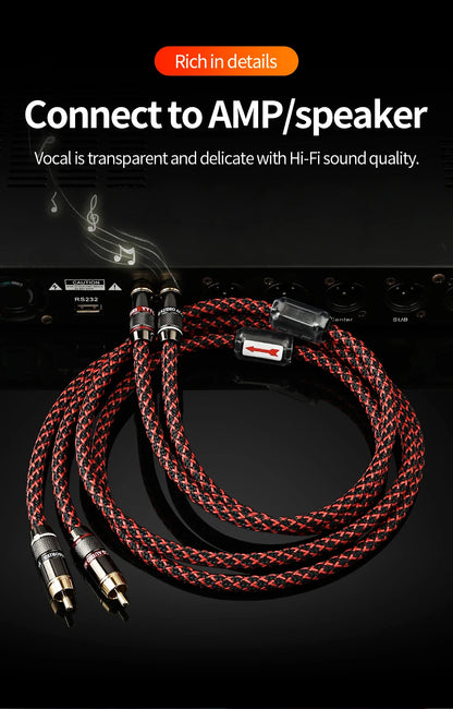 Hi-Fi Stereo RCA Audio Cable