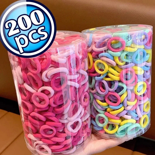 Colorful Nylon Elastic Hair Bands for Girls