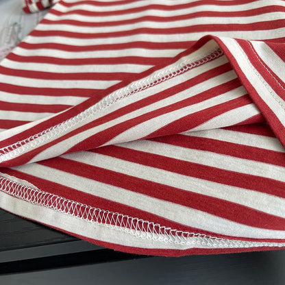 Cotton Striped T-Shirt and Shorts Set for Kids