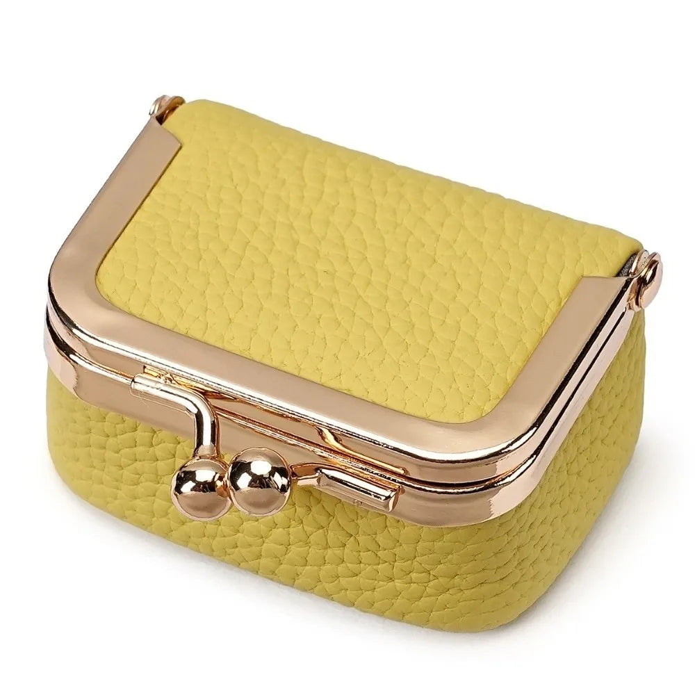 Genuine Leather Coin Purse Mini Small Item Bag