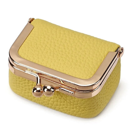 Genuine Leather Coin Purse Mini Small Item Bag