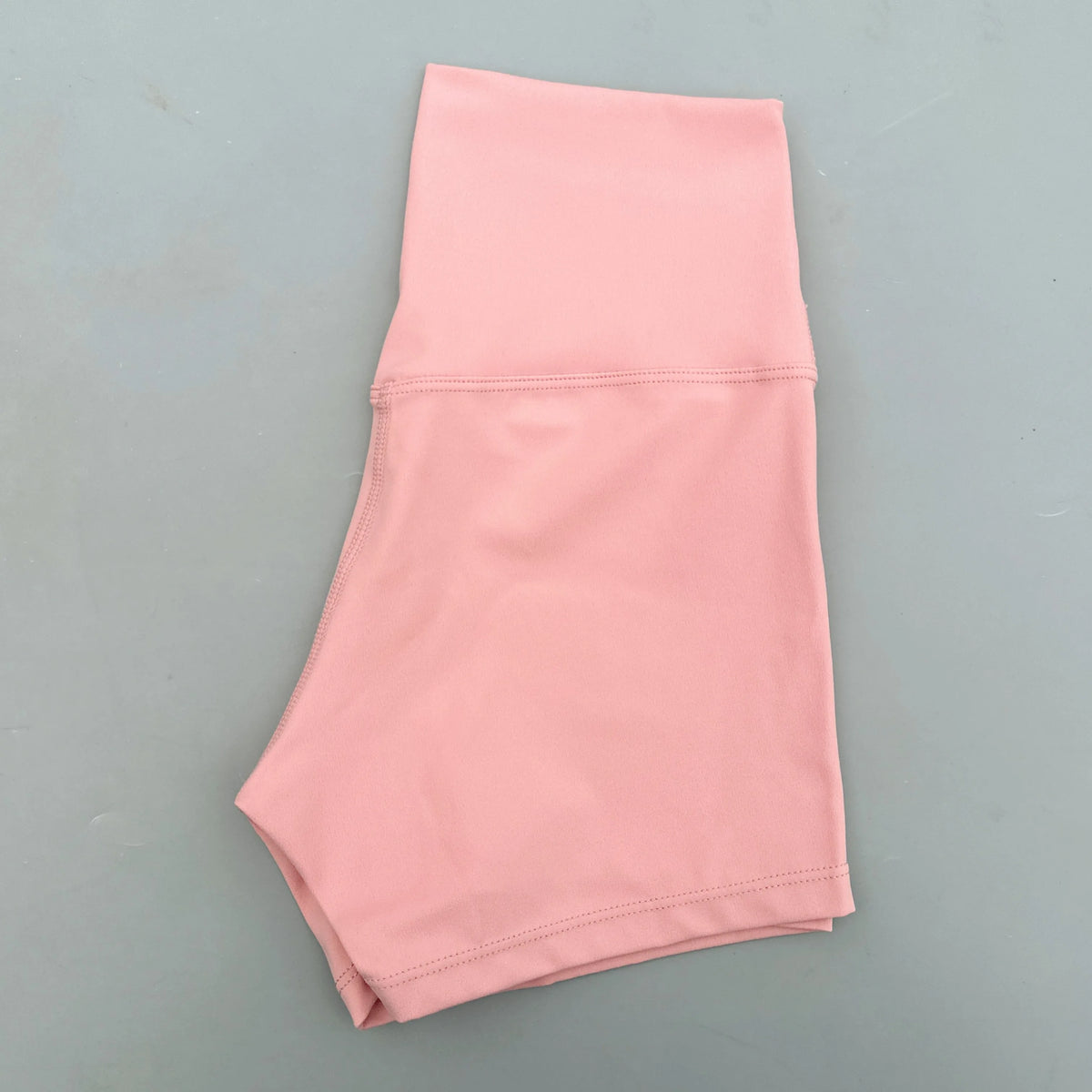 High Waist Yoga Shorts for Women in Solid Color