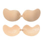 Silicone Push Up Bra for Women Strapless Natural Color