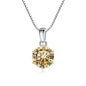Moissanite Pendant Necklace 925 Sterling Silver Women