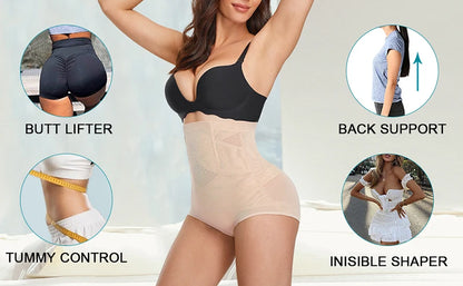 Women’s High Waist Tummy Control Shapewear Panties