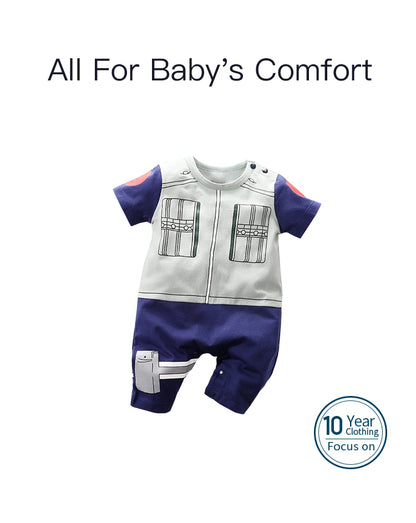 Cotton Anime Role Play Baby Jumpsuit for Summer