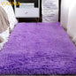 VIKAMA Solid Color Polyester Plush Carpet