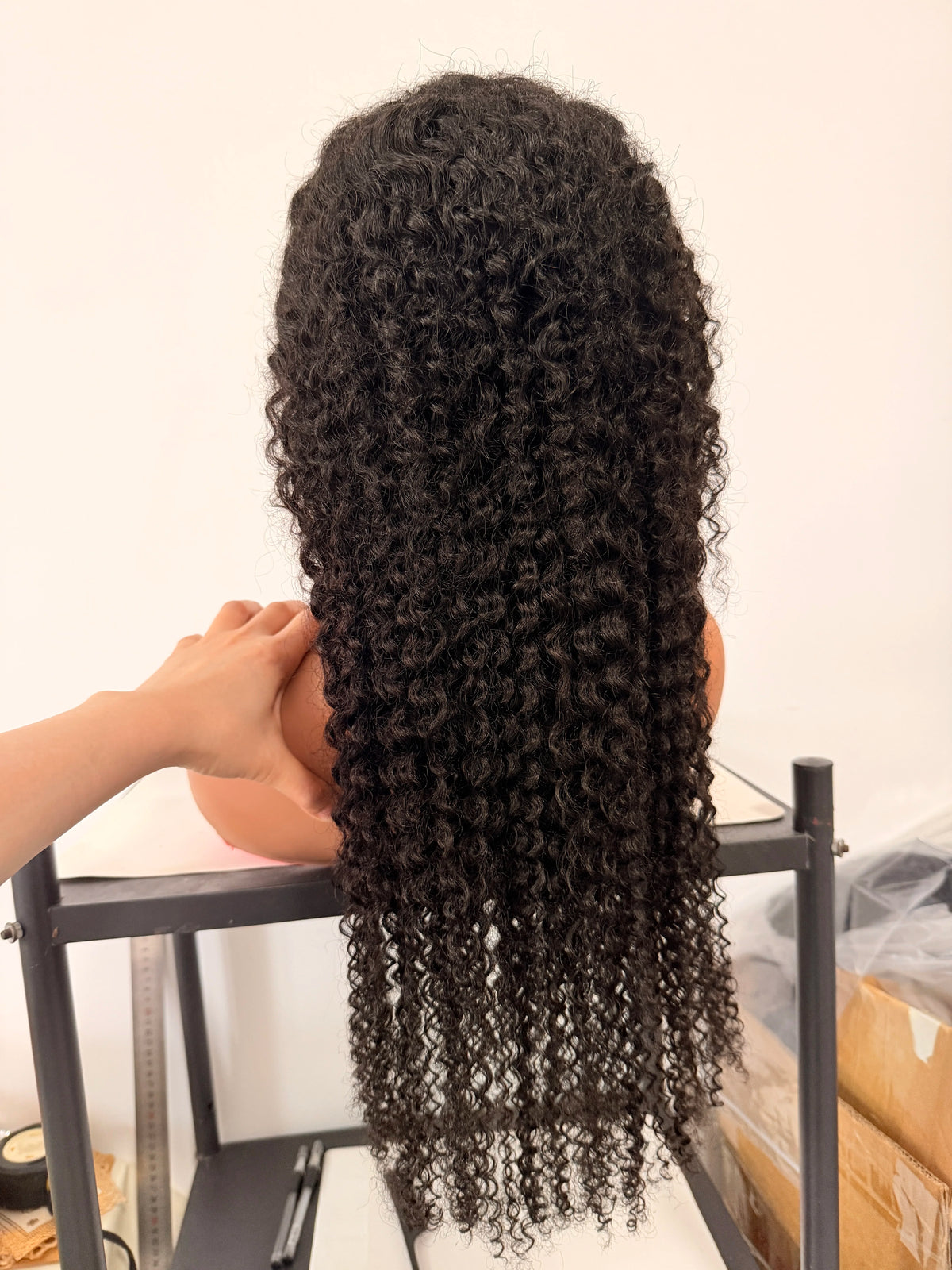 Jerry Curly 13x6 HD Lace Front Human Hair Wig 40 Inch