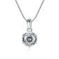 Moissanite Pendant Necklace 925 Sterling Silver Women