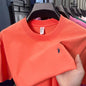 Cotton Men's Short Sleeve T-Shirt Casual Round Neck