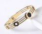 Classic Gold Plated Stainless Steel Cuff Bracelet