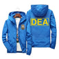 Men's Casual Printed Windbreaker Coat