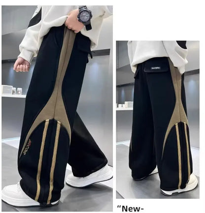 Boys Cargo Pants Spring Autumn Sport Trousers