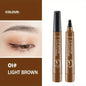 Waterproof Microblading Eyebrow Pen with 4 Split Head