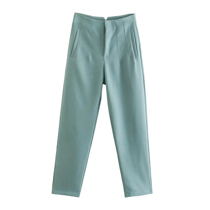 Koekop High Waist Pencil Trousers for Women