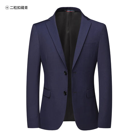Men's Solid Color Blazer Jacket for Business and Weddings