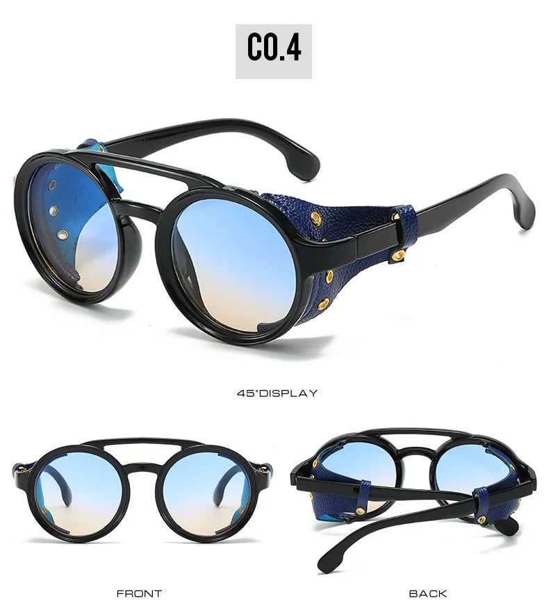 Retro Round Sunglasses for Men and Women UV400