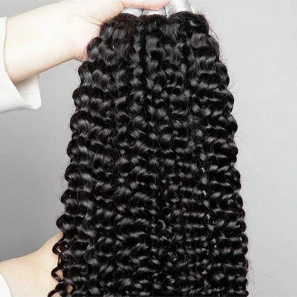 Human Hair Deep Wave Bulk Extensions 110g for Braids