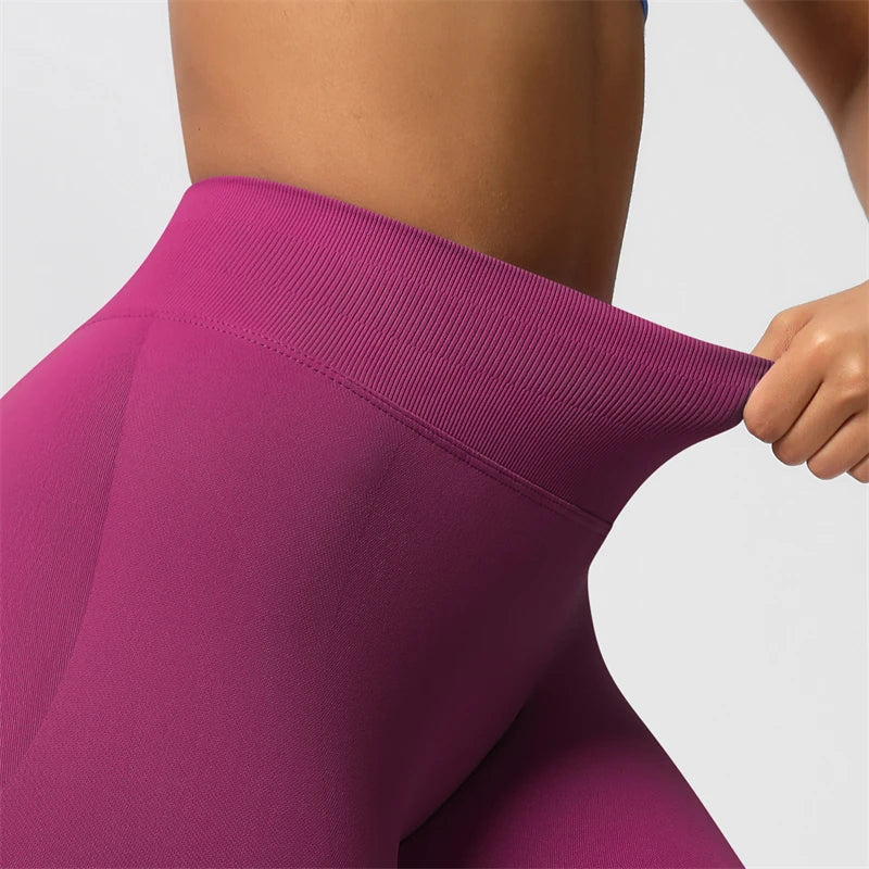 Women Seamless Bum Shaping Leggings Fitness Pants