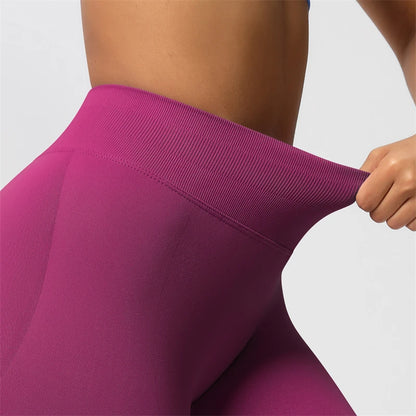 Women Seamless Bum Shaping Leggings Fitness Pants