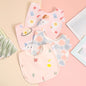 4pcs Cotton Baby Adjustable Bibs Bandana Scarf