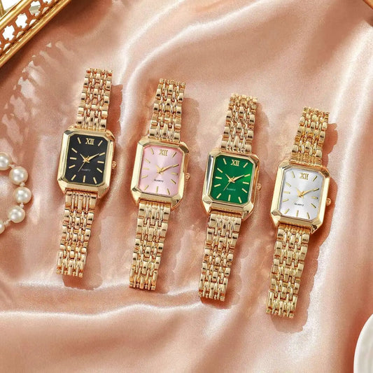Fashion Rectangle Women Quartz Watch Analog Wristwatch