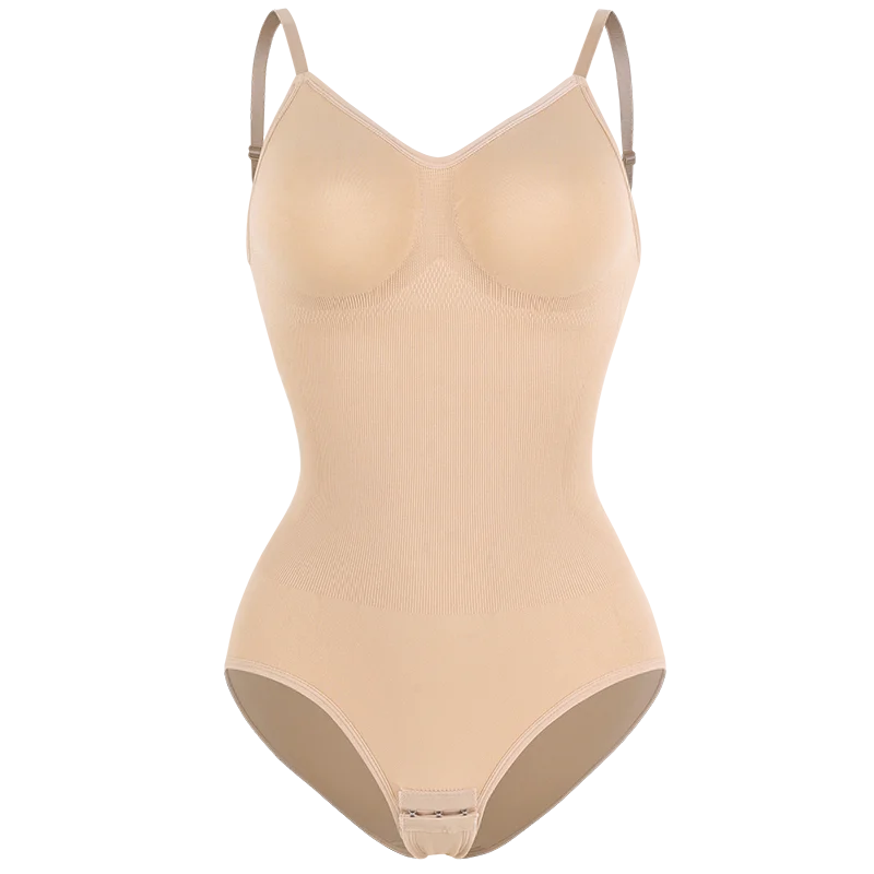 Low Back Bodysuit Shapewear for Women Black