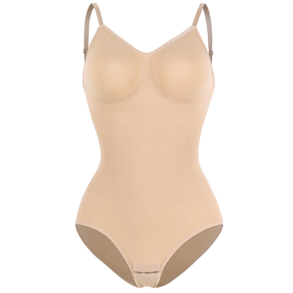 Low Back Bodysuit Shapewear for Women Black
