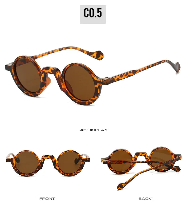 Retro Round Sunglasses for Casual Travel