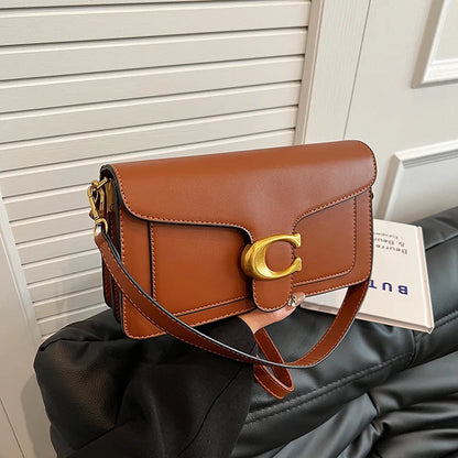 Women's Solid Color Small Square Shoulder Bag