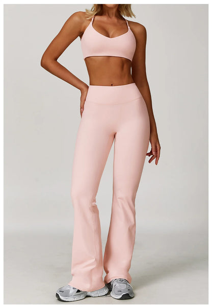 Yoga Suit Sports Set for Women Long Sleeve Athletic Wear