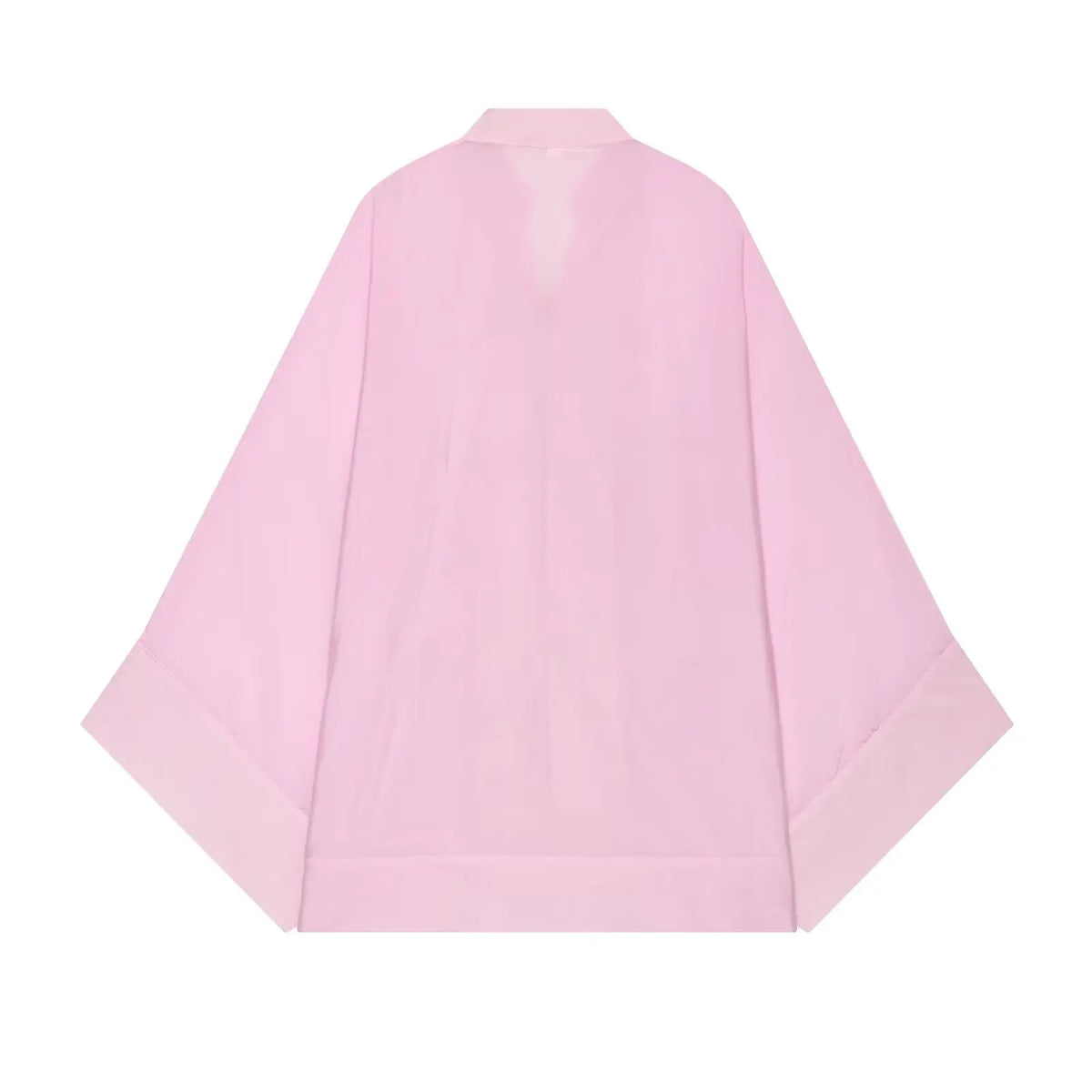 Women's Yellow Long Sleeve Shirt with Knot Decoration
