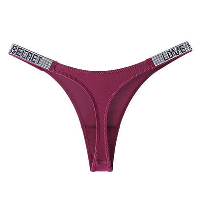 Low Waist G-String Panties for Women in Polyester