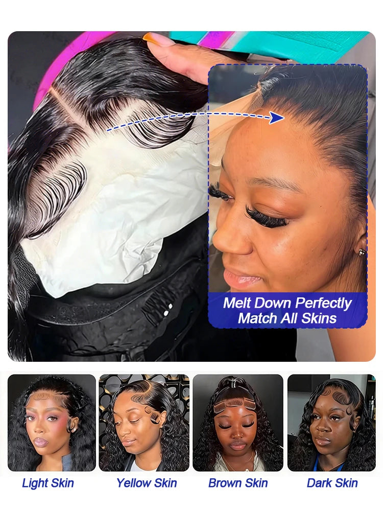 Jerry Curly 13x6 HD Lace Front Human Hair Wig 40 Inch