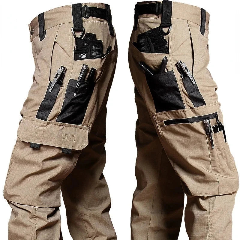 Wear Resistant Multi-pocket Cargo Pants for Men